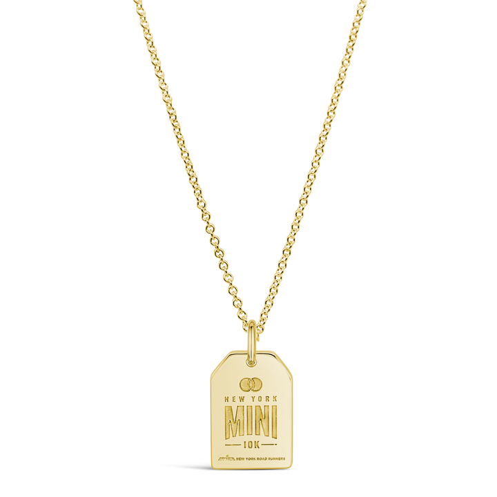 Mastercard New York Mini 10K Logo Necklace