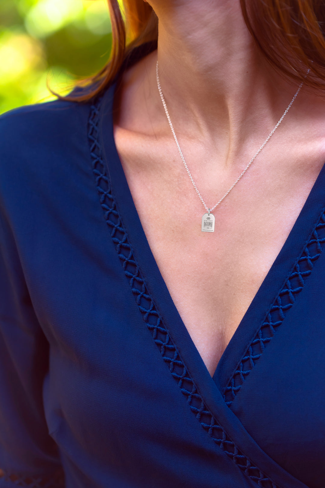 Mastercard New York Mini 10K Logo Necklace