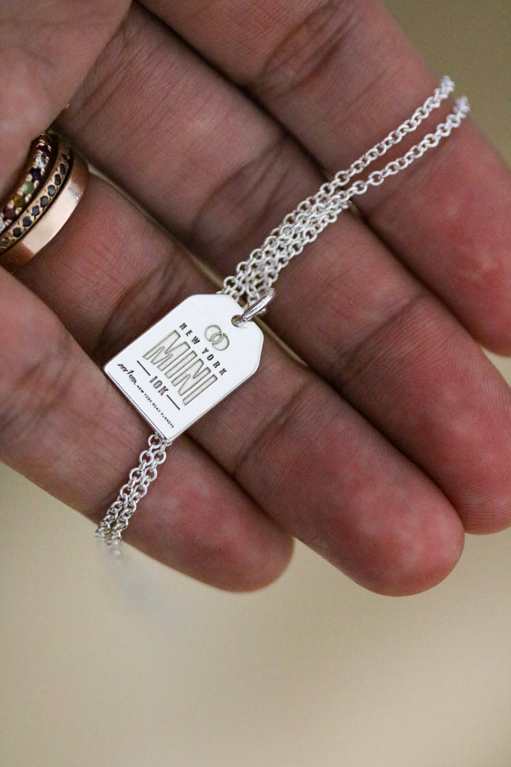 Mastercard New York Mini 10K Logo Necklace