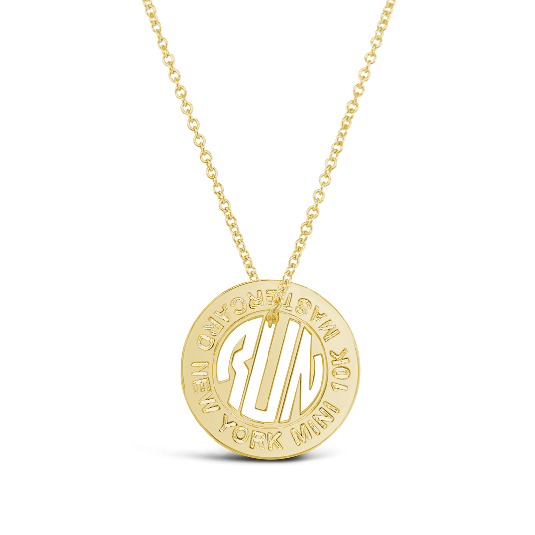 Mastercard New York Mini 10K RUN Token Necklace