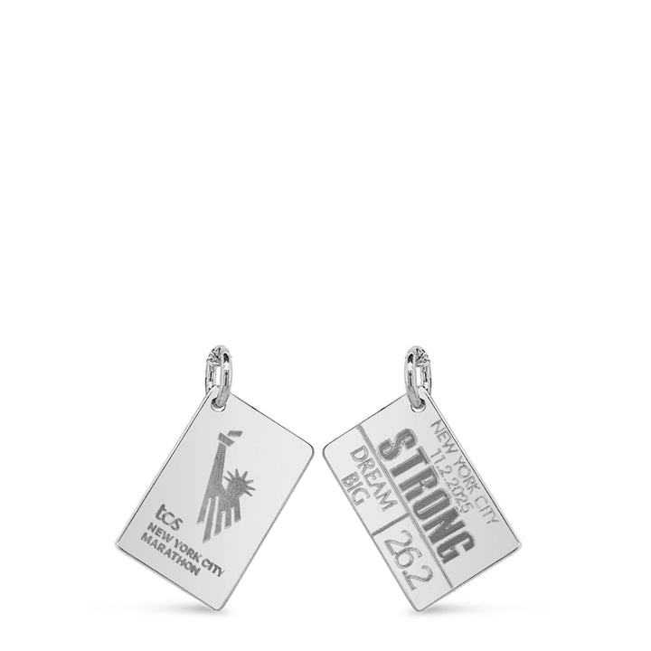 TCS New York City Marathon Personalized Race Bib Necklace