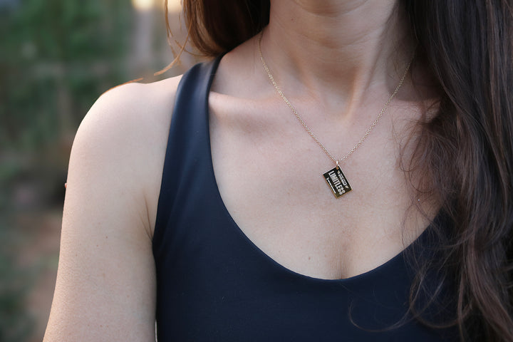 United Airlines NYC Half Personalized Race Bib Necklace