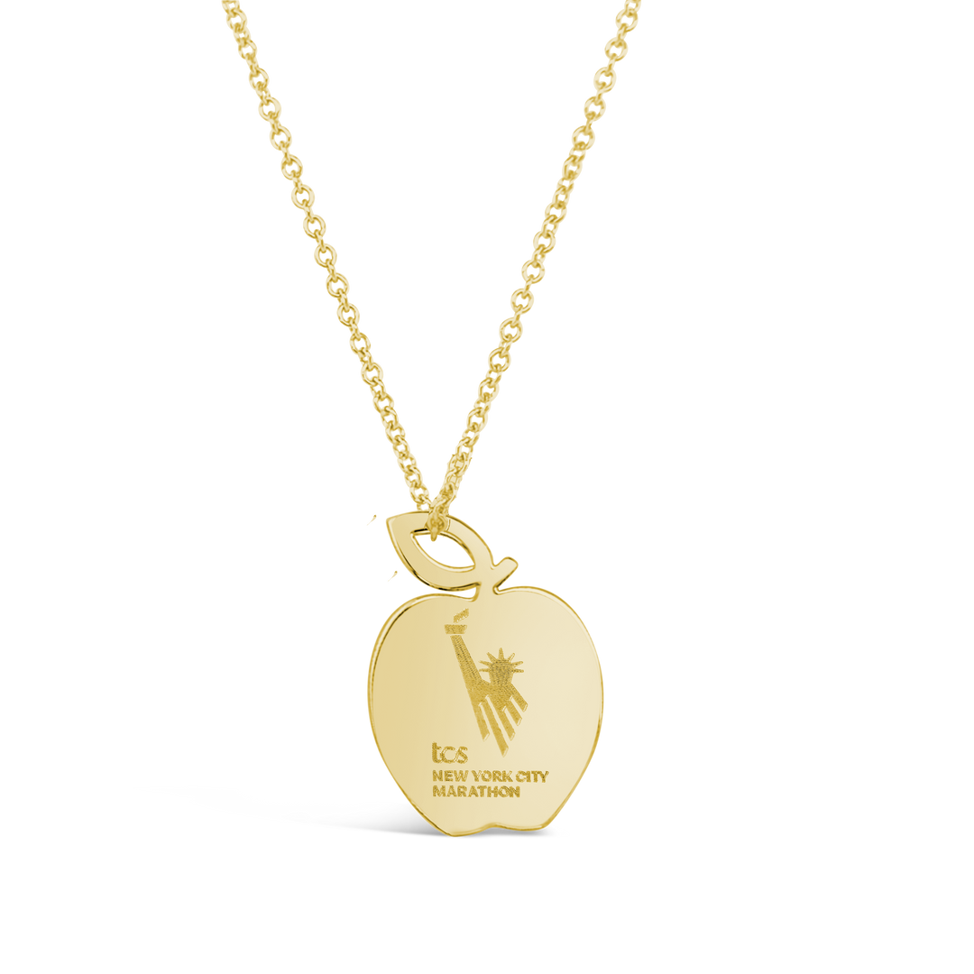 TCS New York City Marathon Apple Necklace