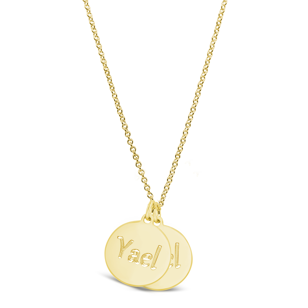 Name Disc Necklace (2 Discs)