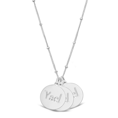 Name Disc Necklace (3 Discs)