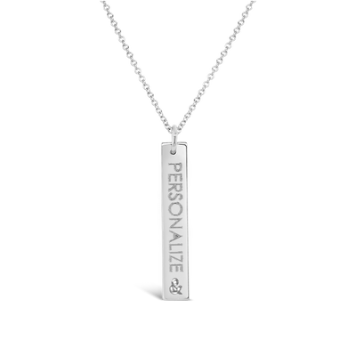&Mother Personalized Rectangle Necklace
