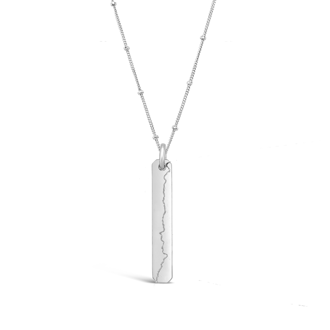 Custom Elevation Petite Rectangle Necklace