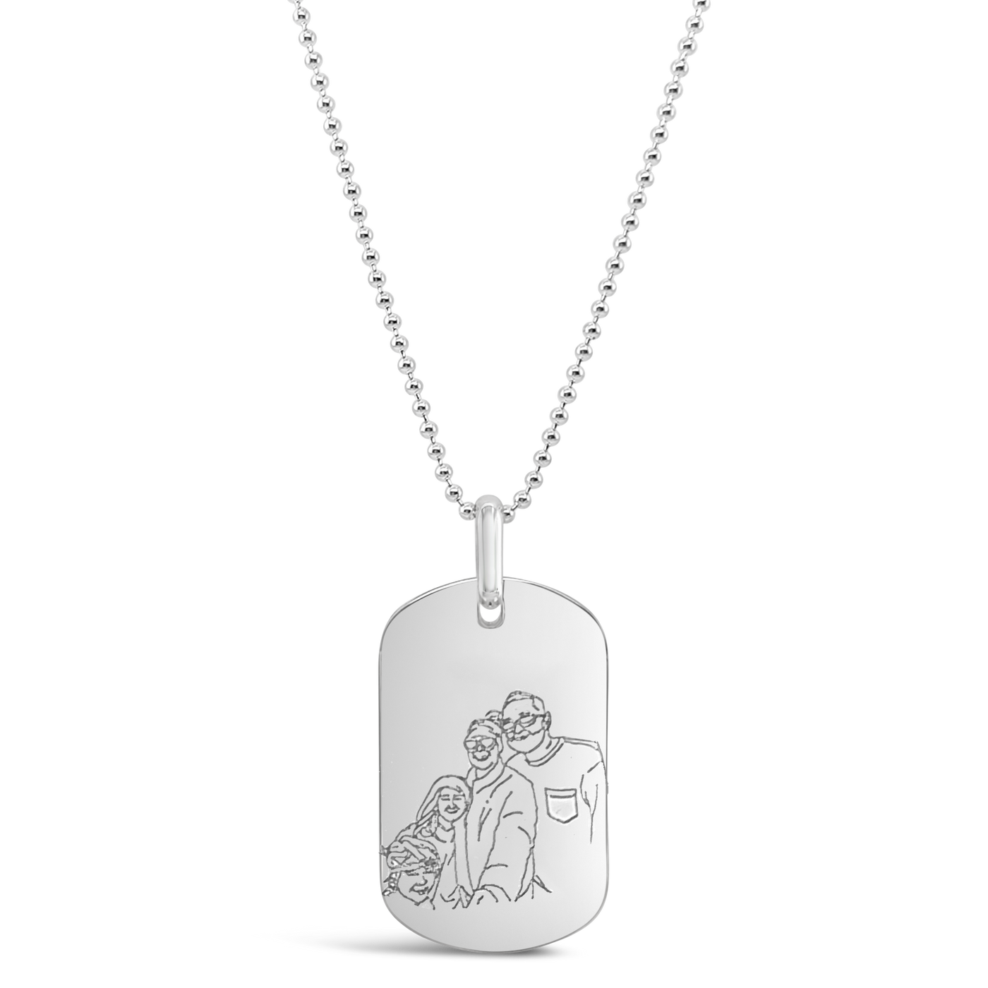Custom Portrait Dog Tag