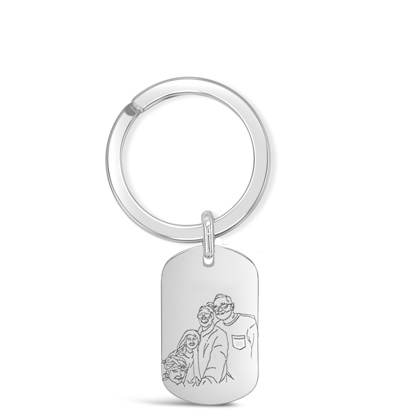 Custom Portrait Dog Tag