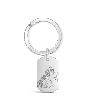 Custom Portrait Dog Tag