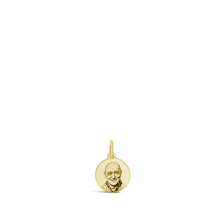 Custom Portrait Mini Disc Necklace
