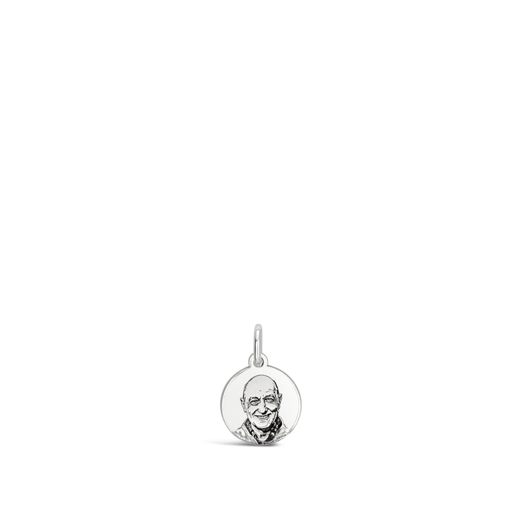 Custom Portrait Mini Disc Necklace