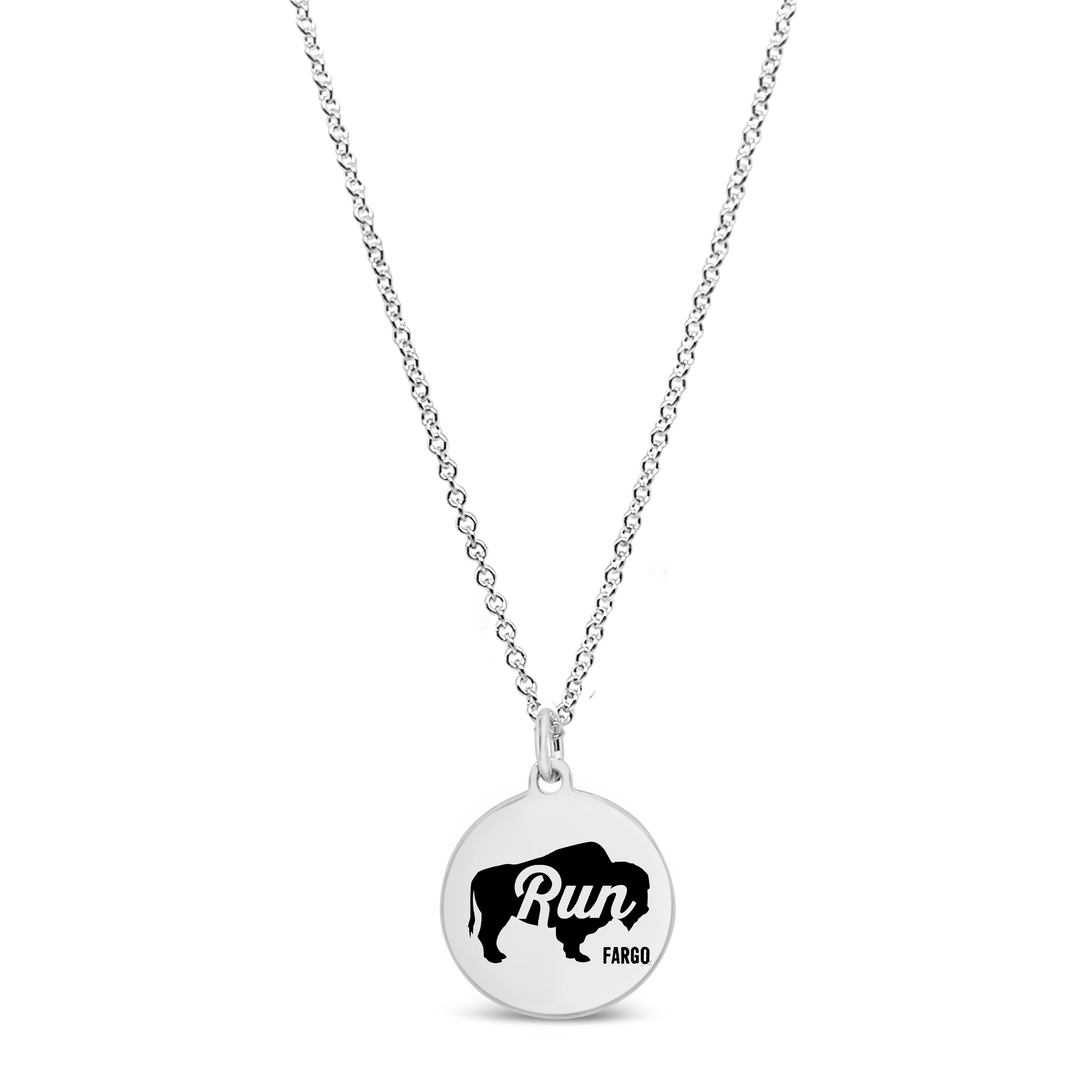 Bison Disc Necklace