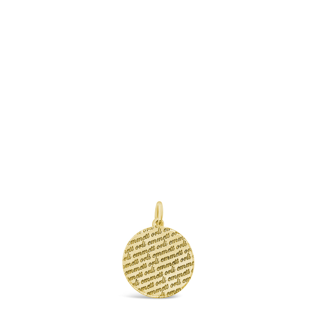 Say It Again Disc Necklace