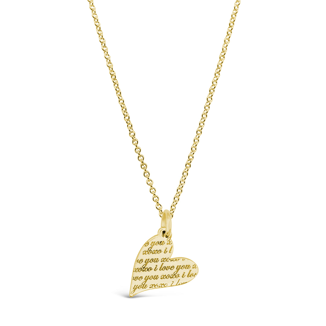 Say It Again Heart Necklace