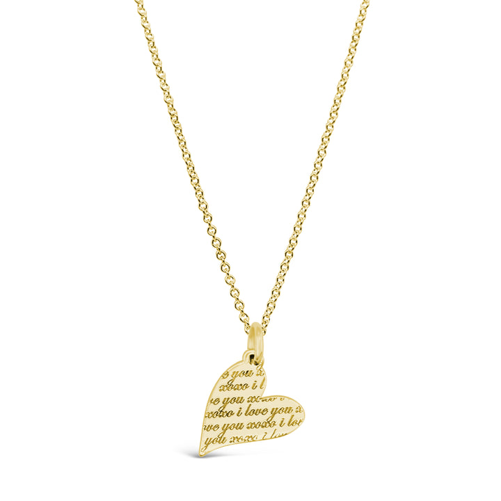 Say It Again Heart Necklace