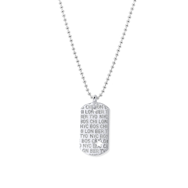 Six Cities Star Dog Tag Necklace