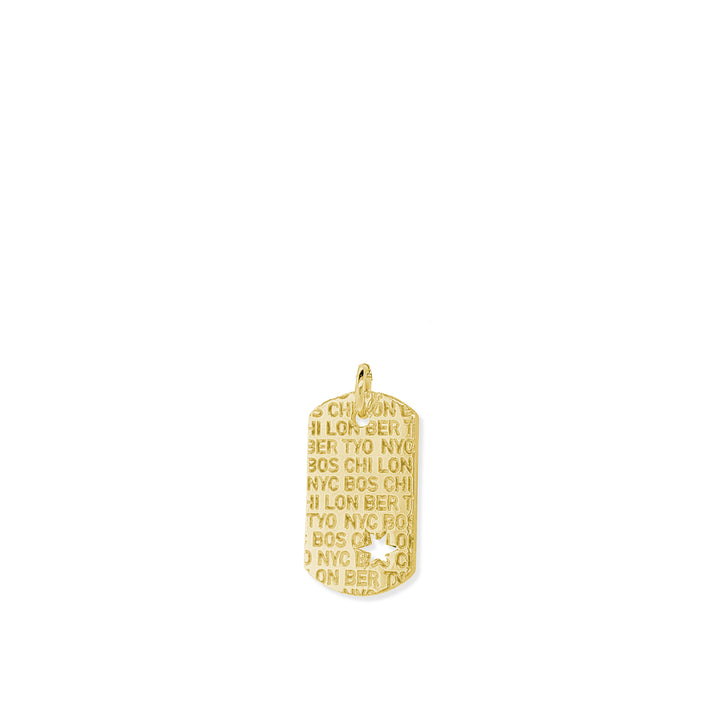 Six Cities Star Dog Tag Necklace