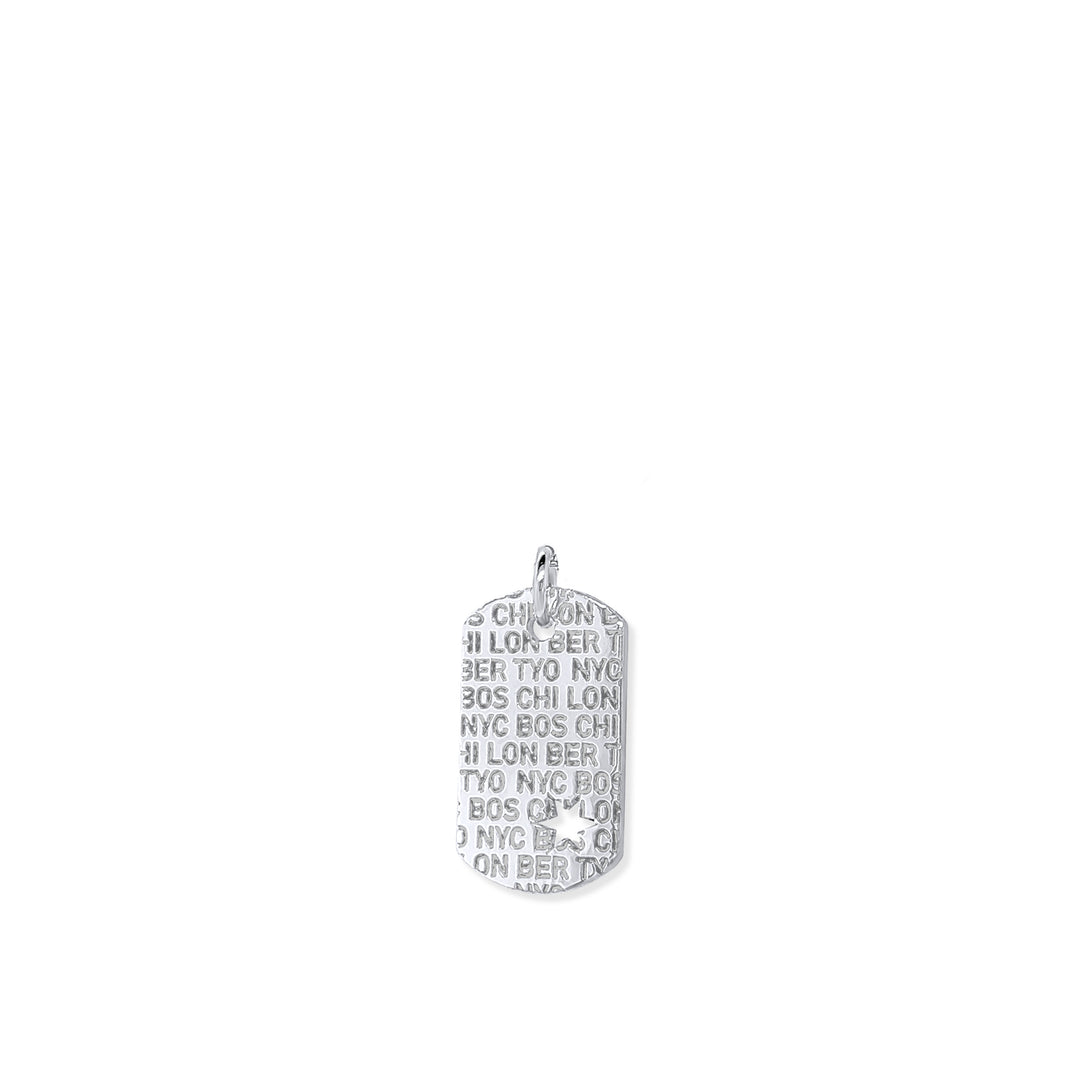 Six Cities Star Dog Tag Necklace