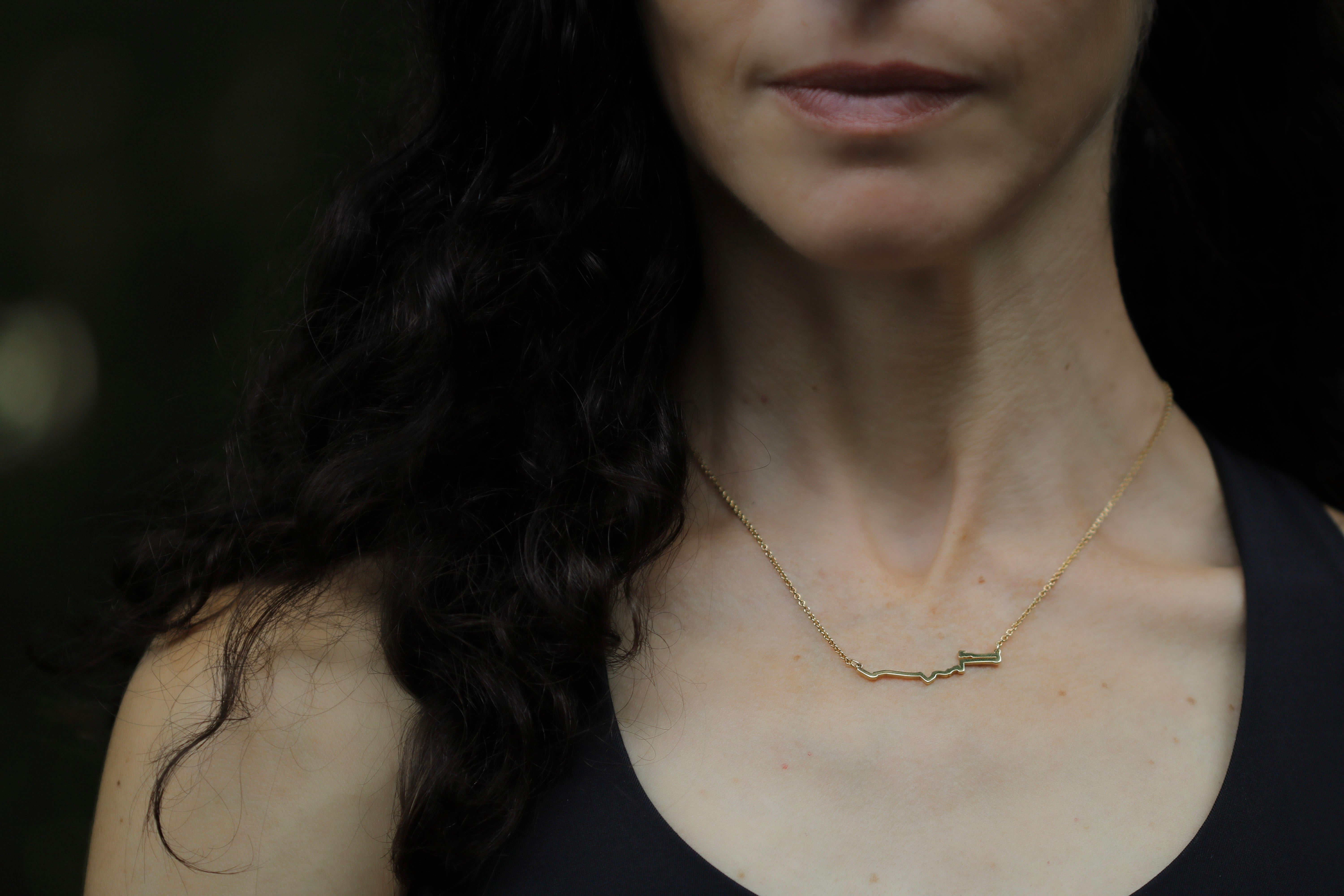 TCS New York City Marathon Course Map Necklace – Erica Sara Designs