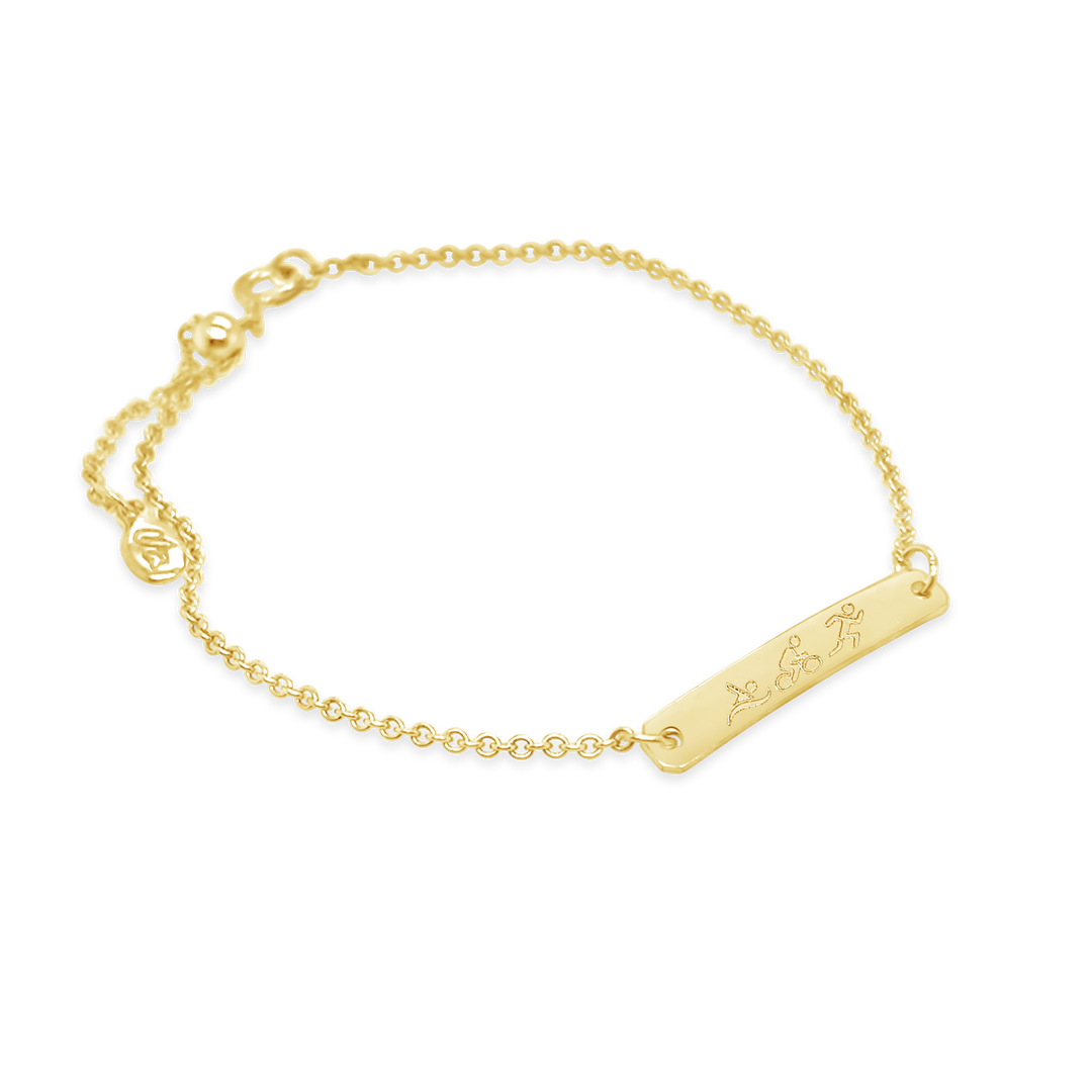 Triathlon Petite Bar Bracelet