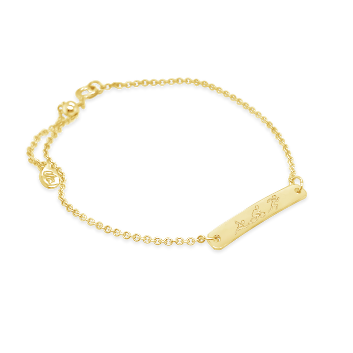 Triathlon Petite Bar Bracelet