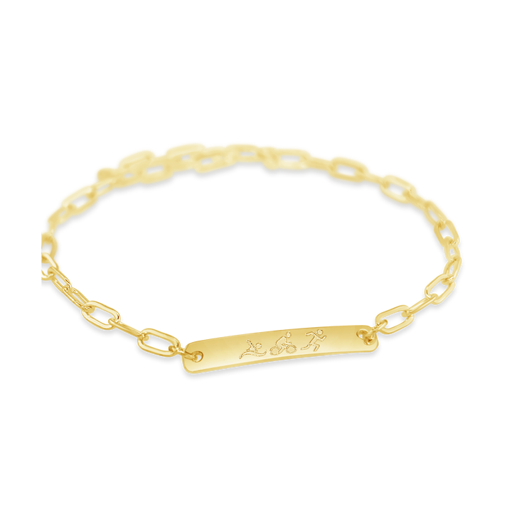 Triathlon Petite Bar Bracelet