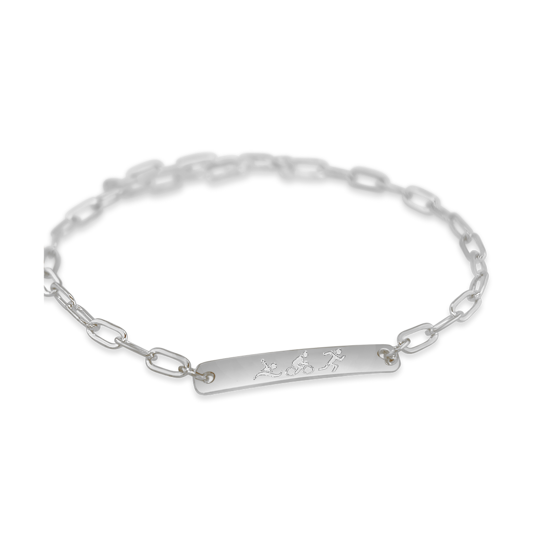 Triathlon Petite Bar Bracelet