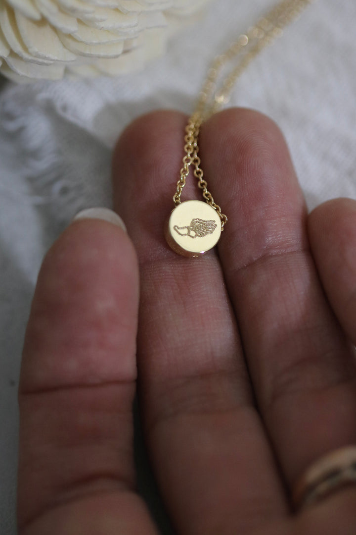 Winged Foot Bead Necklace