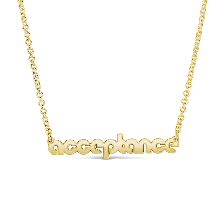 Custom Bubble Name Necklace