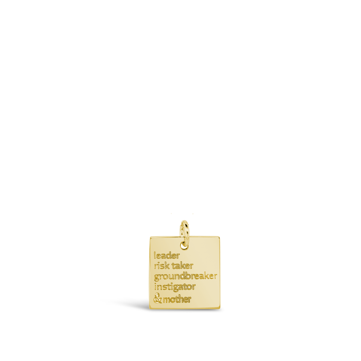 &Mother Engraved Necklace