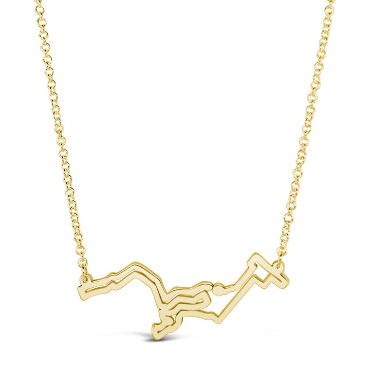 Philadelphia 26.2 Course Necklace