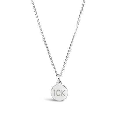 Custom Distance Disc Necklace