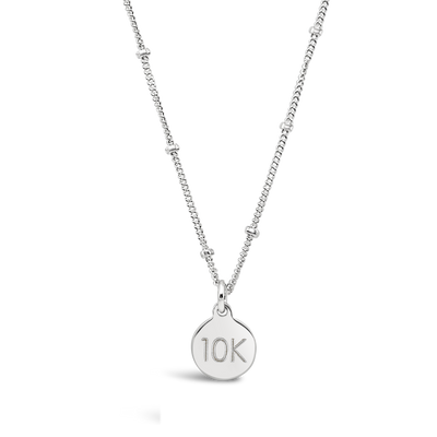 Custom Distance Disc Necklace