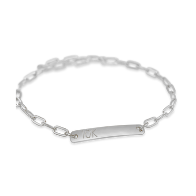 Custom Distance Petite Bar Bracelet