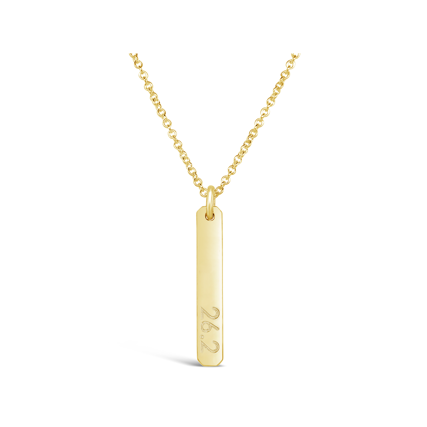 26.2 Petite Rectangle Necklace