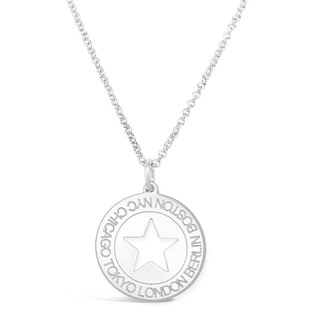 Six Marathons Star “Medal” Necklace