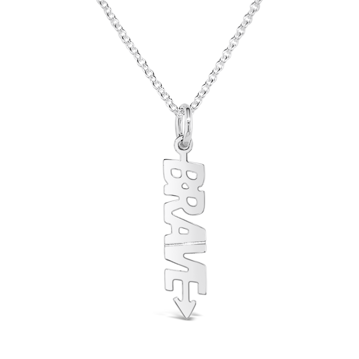 BRAVE Pendant Necklace