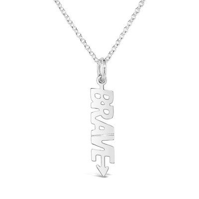 BRAVE Pendant Necklace