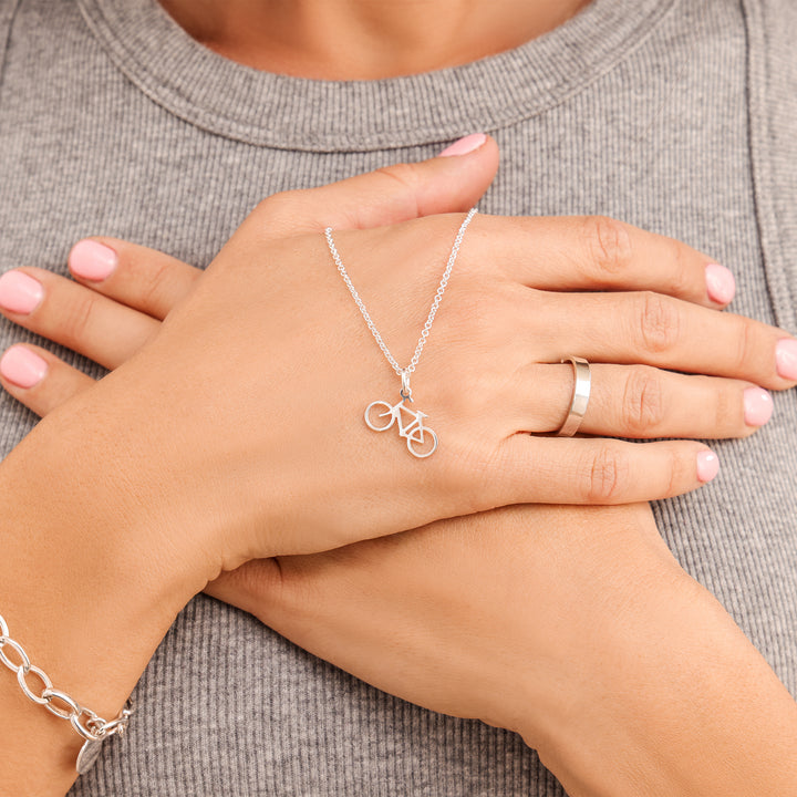 Bicycle Charm Necklace