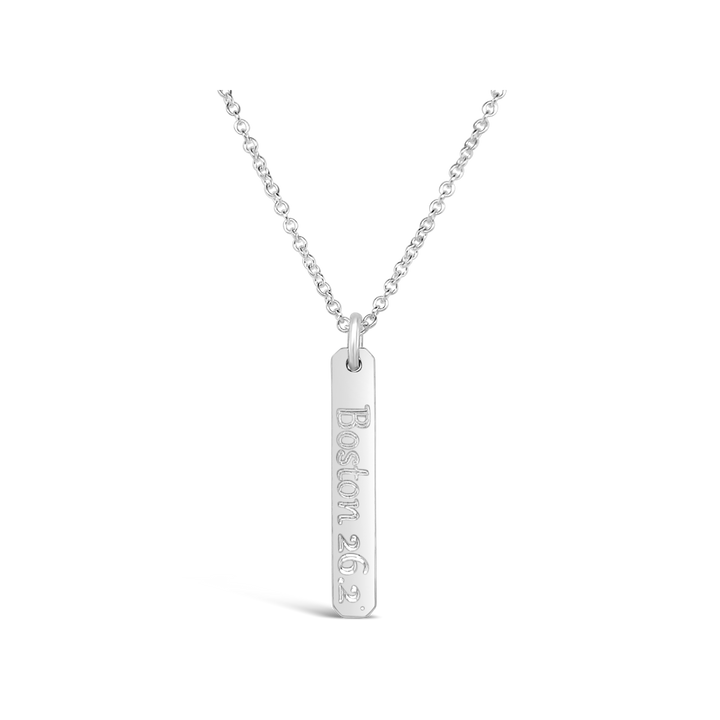 City Distance Petite Rectangle Necklace