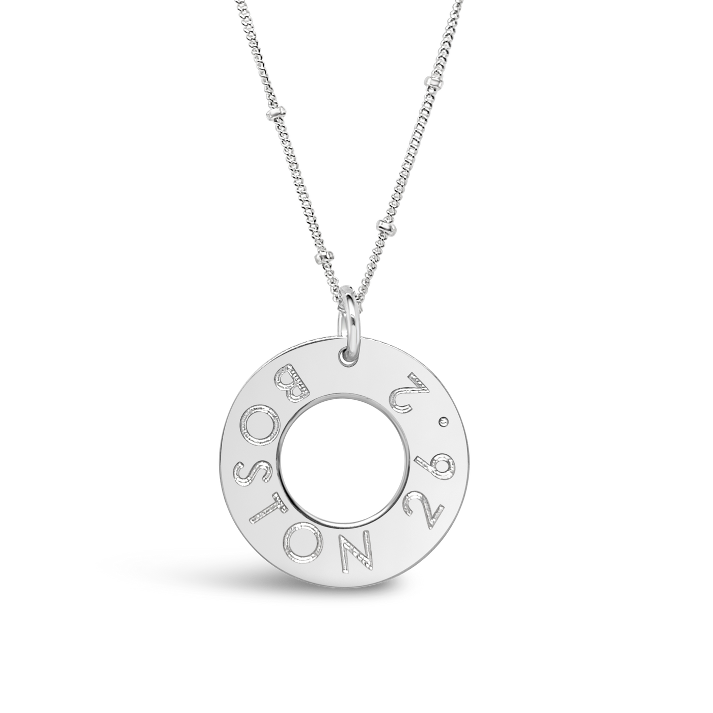 Boston 26.2 Washer Necklace