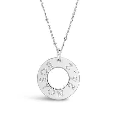 Boston 26.2 Washer Necklace