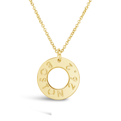 Boston 26.2 Washer Necklace