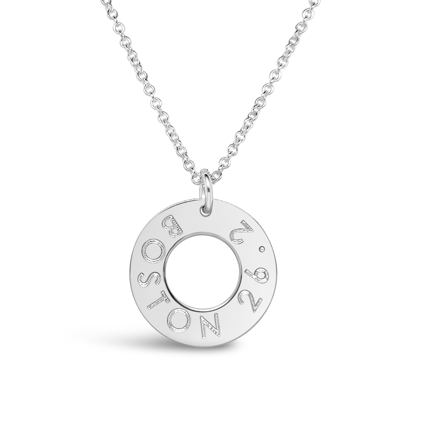 Boston 26.2 Washer Necklace