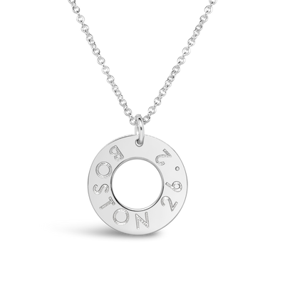 Boston 26.2 Washer Necklace