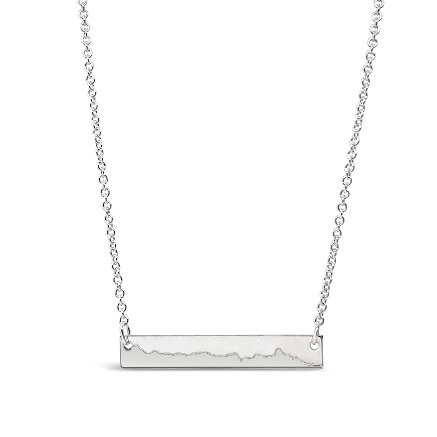 Custom Elevation Horizontal Bar Necklace