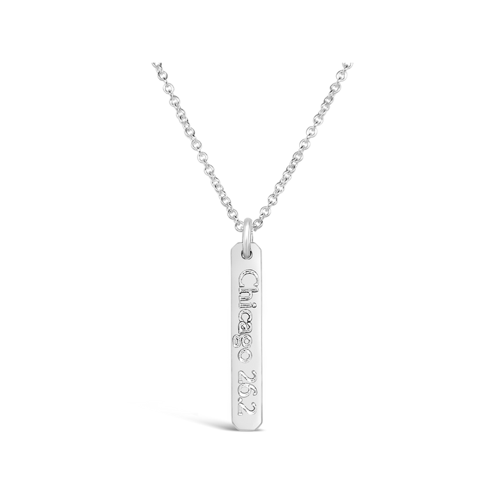 Chicago 26.2 Petite Rectangle Necklace