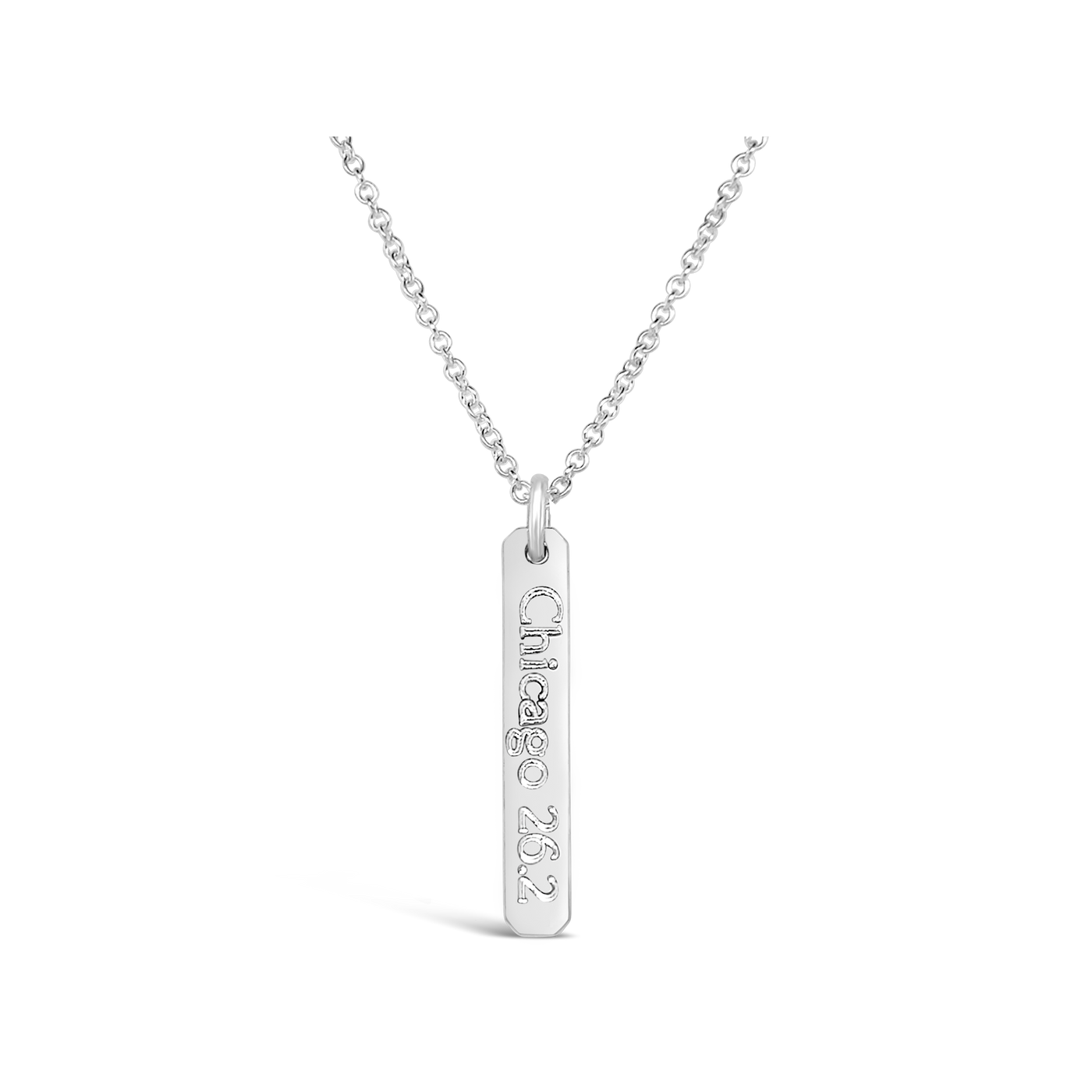 Chicago 26.2 Petite Rectangle Necklace