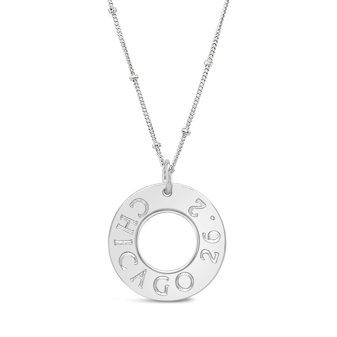 Chicago 26.2 Washer Necklace